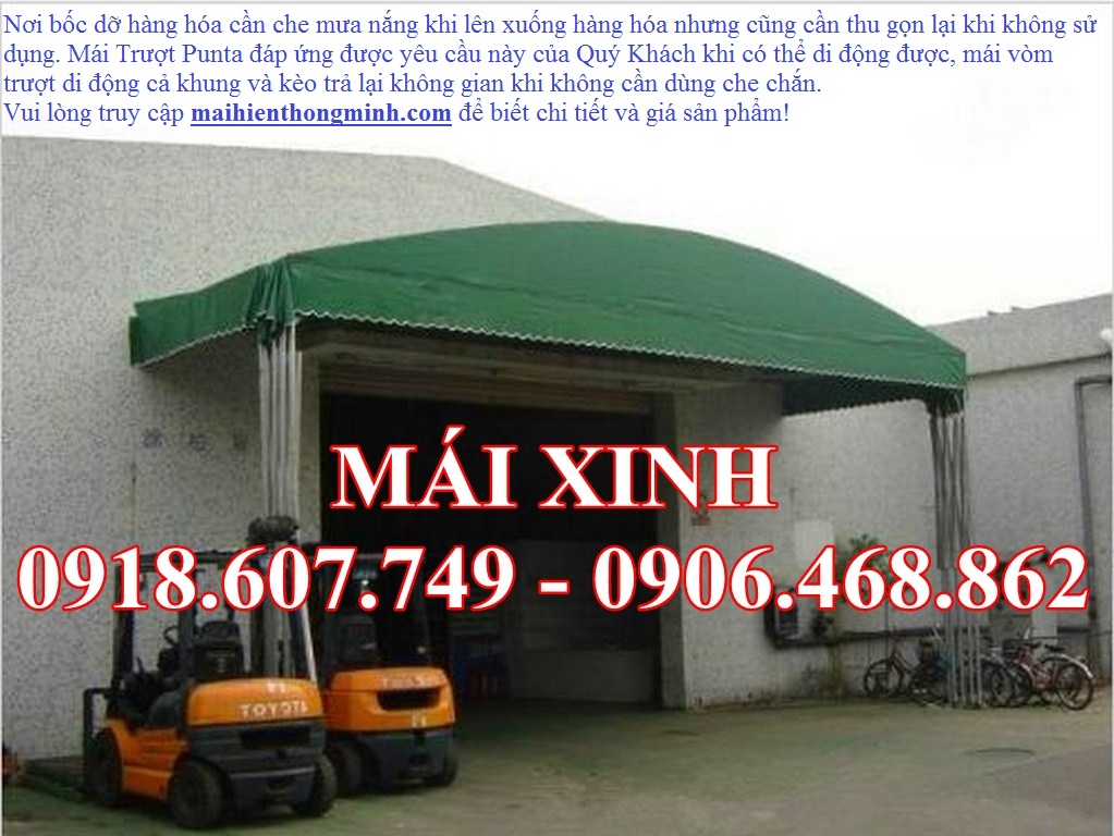 Mái vòm xếp di động hay còn gọi trượt punta thế hệ mới: